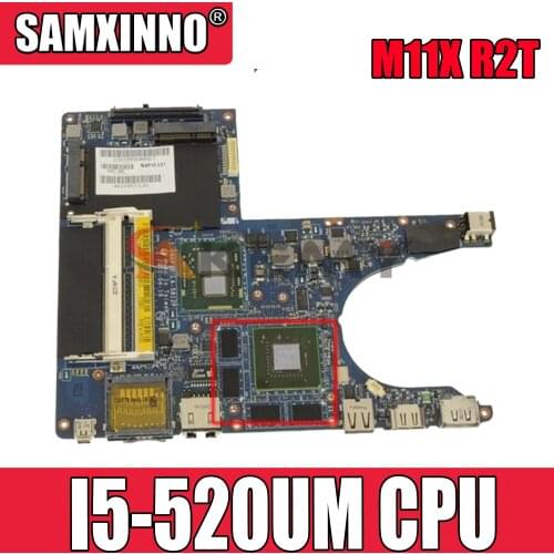 Original Laptop motherboard For DELL Alienware M11X R2 I5-520UM Mainboard CN-01KK46 01KK46 LA-5812P N11P-GS1-A3 1G