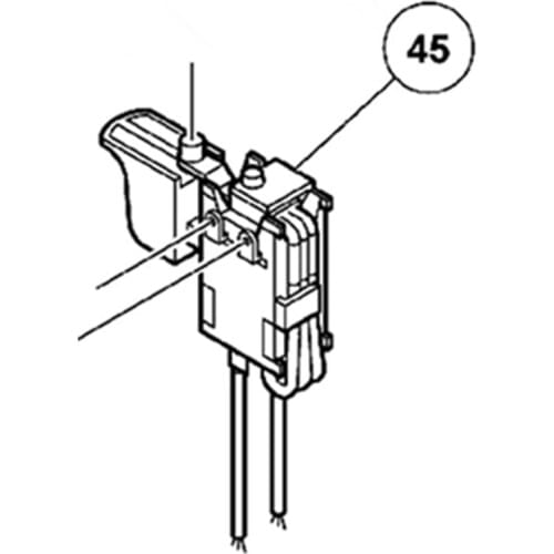 Switch 327154 For Hitachi DV18DCL DV14DVC DV14DCL