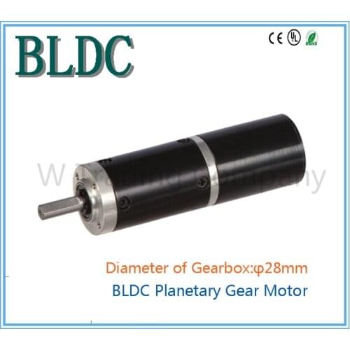 28mm BLDC planetary gear motor