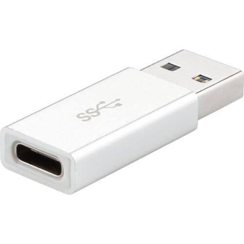 Custom usb3.0 revolution type-c female adapter high speed 3.1A revolution C port aluminum shell test conversion head 10G