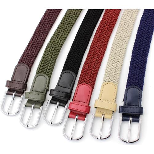 Womens Belt Fashion Jeans Korean Elastic Woven Belts For Men And Women Sword Belt Goth Luxury Harajuku Waistband