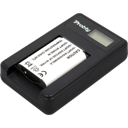 Probty 1pcs NP-BX1 NP BX1 Battery + LCD USB Charger for Sony DSC-HX300 DSC-RX1R DSC-WX300 DSC-RX100 DSC-RX1R HDR-AS15 DSC-WX300