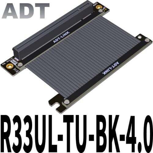 Reverse Connectors High-Speed Vertical Mount Gaming PCI Express Gen4 {18.5cm} Designed Shielded Extreme Vertical Mount for ITX