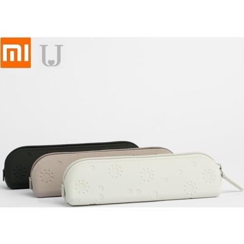 Youpin JordanJudy silicone Cute pencil case Simple Korean style stationery bag Office student pencil case