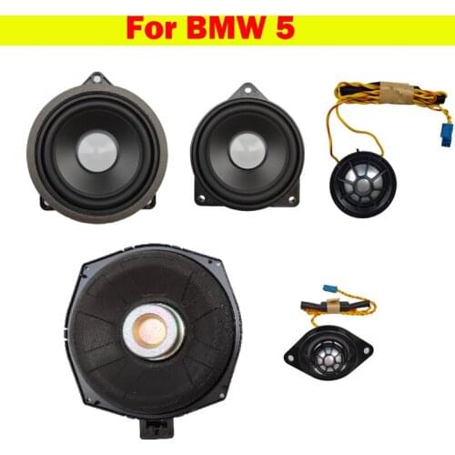 Sound High Quality Center Console Head Treble Midrange Tweeter Speaker Horn Cover Audio Upgrade Kit For BMW 5 Series G30 G31