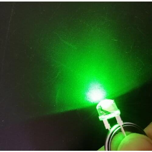 20pcs 8MM 0.5W straw hat LED light emitting diode bright F8 DIP Lamp beads white/warm white/red/green/blue/yellow