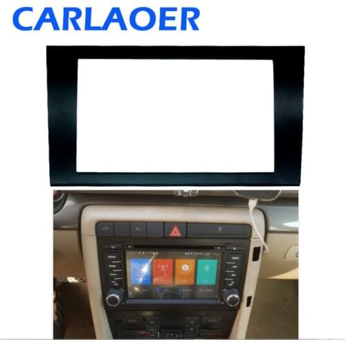 Car 2 DIN Fascia Panel Plate Frame For AUDI A4 (B6) A4(B7)SEAT Exeo Stereo Fascia Dash Trim Installation Frame Kit