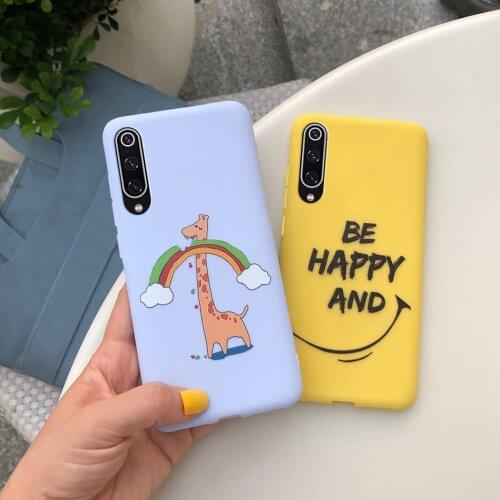 Cute Painted Case For Xiaomi Mi 9 Se 9SE Cover Case Soft Silicone 5.97 '' Phone Fundas For Xiaomi Mi9 Se Mi9se Full Covers Coque