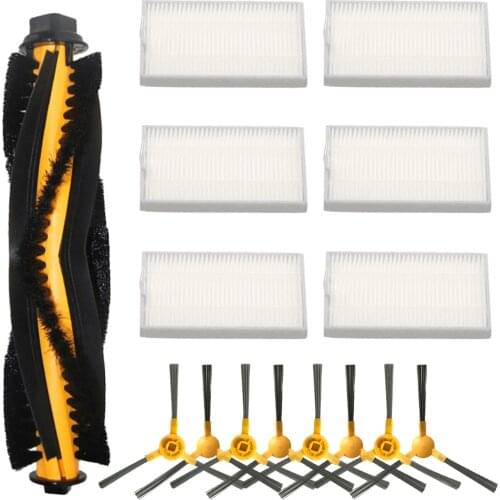 Filter Roller Brush Side Brush For Alfawise V8s Pro E30b Vacuum Cleaner Parts Household Cleaning Tools Robot Parts