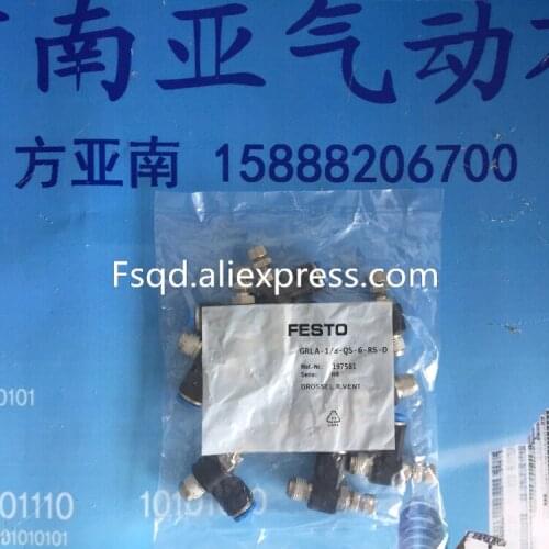 GRLA-1-8-QS-6-RS-D GRLA-1-8-QS-8-RS-D FESTO pneumatic components throttle valve