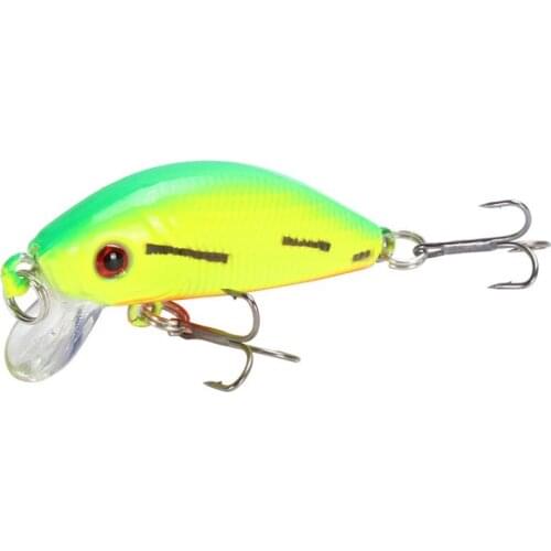 1Pc 50mm 3.8g Artifical Minnow Hard Bait Fishing Lures Swimbait Floating Bass Wobbler