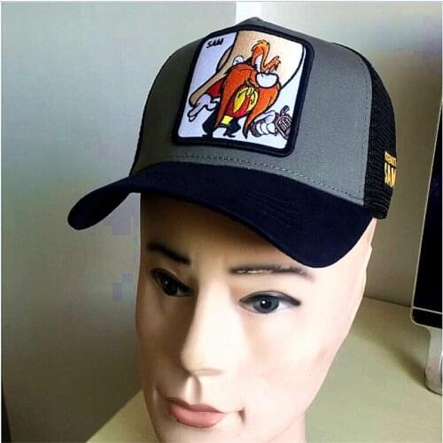 Outdoor curved cap Anime baseball cap Man cartoon net cap 13