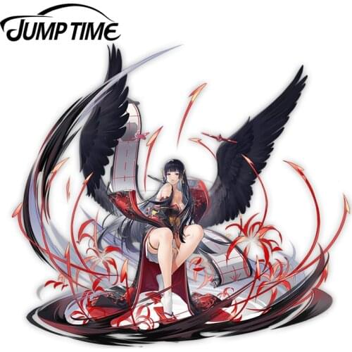 JumpTime 13 x 12.2cm Azur Lane DoA Nyotengu Anime Waifu Weatherproof Decal Surfboard Windshield Car Stickers Refrigerator Decor