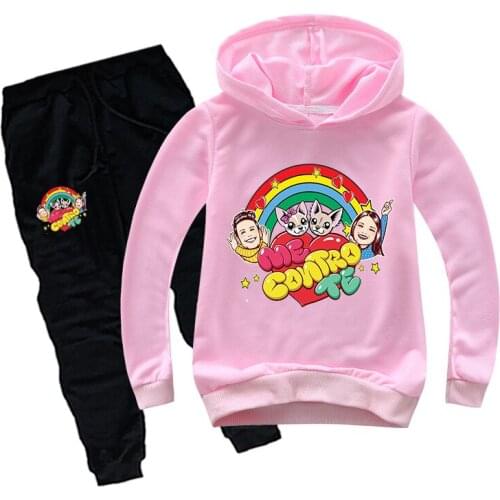 Spring Children Clothing Set Boy Girl Hoodies Sweatshirt+Pants 2pcs Clothes Sport Suits Me Contro Te Toddler Tracksuit Kid Coat