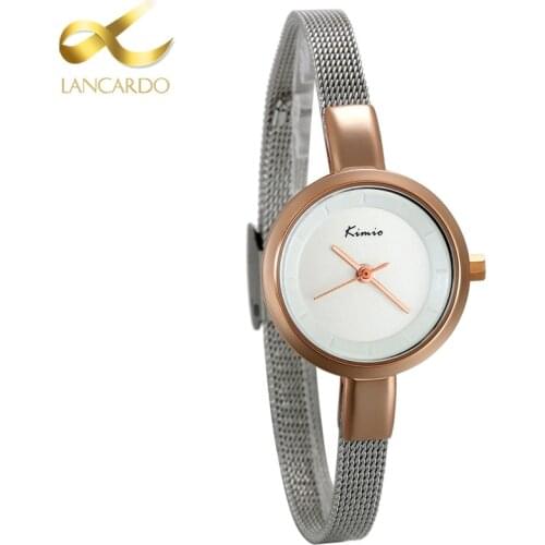Lancardo New Style Ladies Wrist Watch Luxury Simple Girls Casual Dress Watches Small Hours Clock Gift Simple Watches For Women