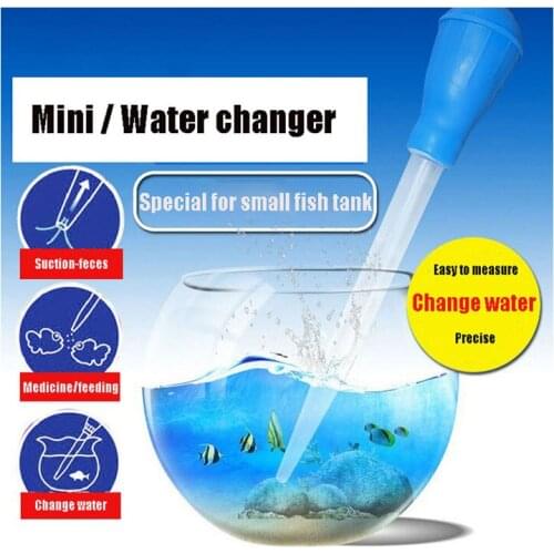 Small fish tank water changer, multi-function water change, stool absorption, feeding, metering, fish tank supplies