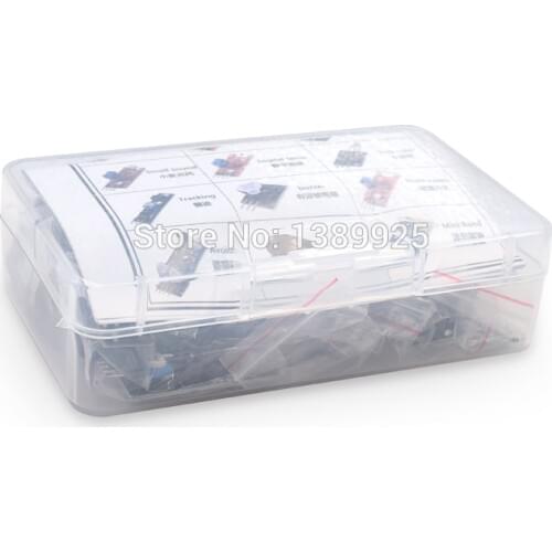 37 in 1 Sensor Kit For Arduino Starters with plastic box