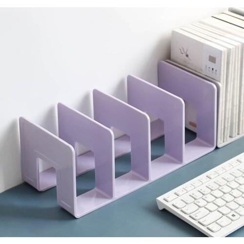 2021 New Acrylic Colorful Multi-layer Bookend Decorative Book Shelf Home Room Office School Library Stationery Supplies Gifts