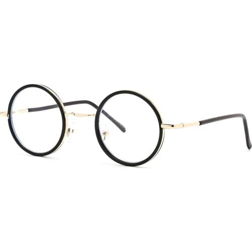 Cyxus Anti Blue Light Computer Glasses for Women Mens Retro Round Frame Reading Eyeglasses Anti Eye Eyestrain Eyewear 8104