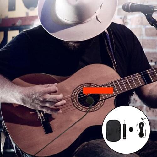 Professional Pickup Lavalier Clip-on for Ukulele Concerts Microphone