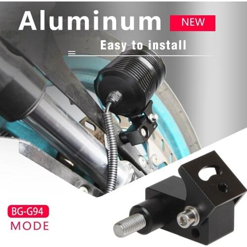 2sets BOSMAA G94 Motorcycle LED Headlight Adjustable Installation Bracket For Cafe racer Chopper Motorcycle Car Hunting Driving