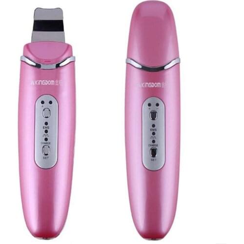 Ultrasonic EMS Face Lift Skin Tighten Galvanic Ion Deep Clean Face Exfoliator High Frequency Vibration skin Cleaner Massager