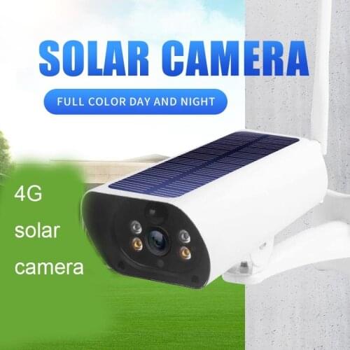 Y9 2MP 1080P 4G LTE SIM Card Supported Outdoor Wireless Solar Battery Powered Bullet Security IP Camera PIR Motion Detection