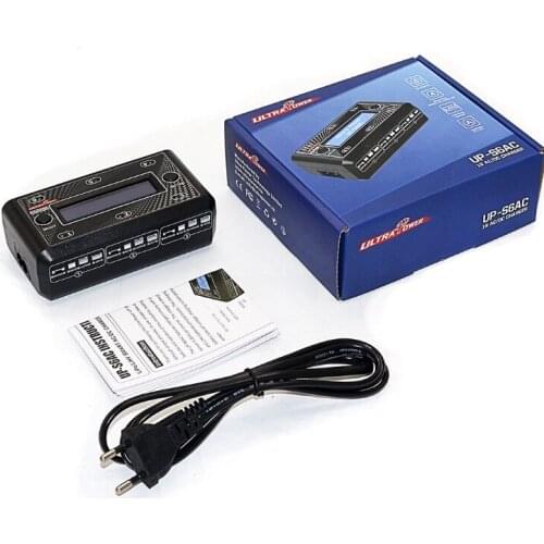Ultra Power UP-S6AC 6x4.35W 1S AC/DC LiPO/LiHV Battery Charger With Micro MX mCPX JST