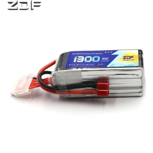 ZDF RC LiPo battery 6S 22.2V 1300mAh 30C For RC Helicopter Airplane Quadrotor Drone Toy Cell