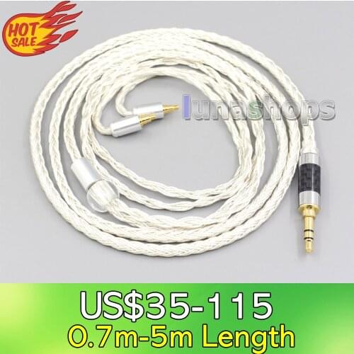 LN007204 16 Core OCC Silver Plated Headphone Earphone Cable For Sennheiser IE40 Pro IE40pro