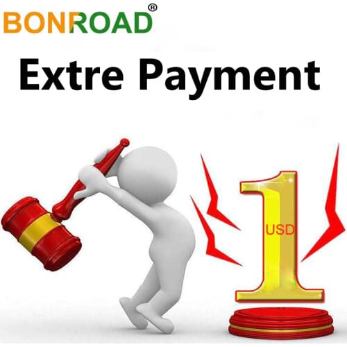 1USD Extra Payment for your product/shipping cost