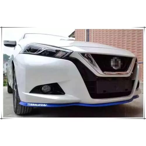 2.5M Car Styling Front Lip Bumpers Spoiler Sticker For Nissan B10 N16 Bluebird Moco E11 E12 P12 FF-L Tiida V10 Versa Accessories