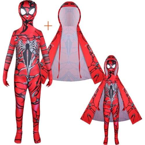 2020 Halloween new product spider cartoon children cosplay costume superhero cosplay spider shape suit