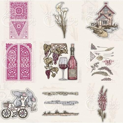 2021 CH New Arrival Flower and Leaves Metal Cutting Dies 3D DIY Scrapbooking Carbon Sharp Craft Die Photo Invitation Cards