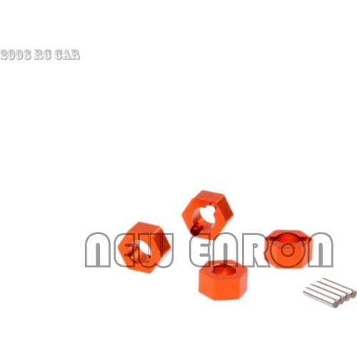 4PCS Aluminum 7MM Wheel Hex+Pin 1/18 WLtoys A959 A969 A979 K929 A949-11 RC CAR Off-Road NEW ENRON1:18
