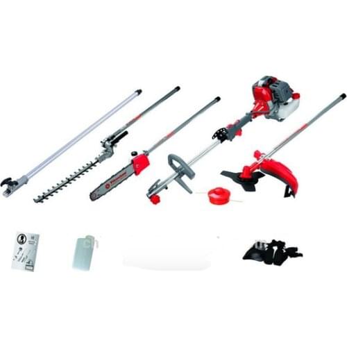 5 in 1 multi tools, gasoline multi-function tools, long pole chain saw, long pole hedge trimmer, brush cutter with CE
