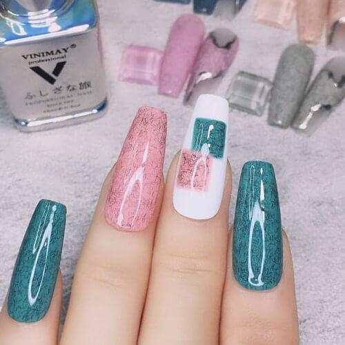 6 Colors All-match Nail Gel DIY Design Waterproof Natural Easy To Remove High Quality Soak Off Nail Art Nail Gel TSLM1