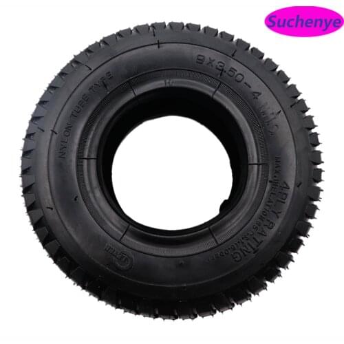 9x3.5-4 Outer Tire 9 Inch Pneumatic Tire 9x3.5-4 Tyre for Electric Tricycle Elderly Electric Scooter 9 Inch Tire