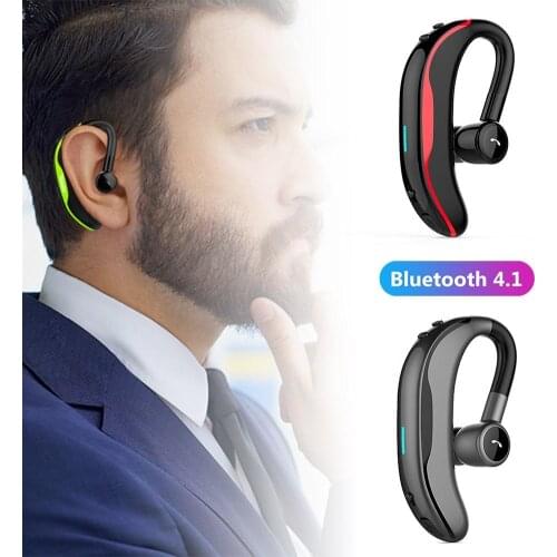 F600 Bluetooth Earphone Ergonomic 180 Degrees Single Earhook Headset Handfree With Mic For Sports Business Wireless Earphones