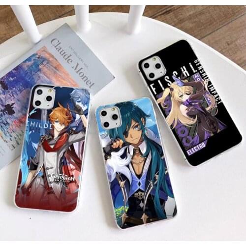 Game Genshin Impact Phone Case For iphone 12 11 Pro Max Mini XS Max 8 7 6 6S Plus X 5S SE 2020 XR Silicone Soft cover