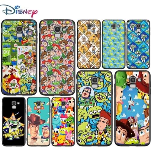 Toy Story Cartoon for Samsung Galaxy J2 J3 J4 Core J5 J6 J7 J8 Prime duo Plus 2018 2017 2016 Soft Black Phone Cover