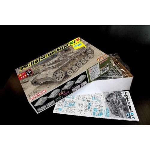 DRAGON 6944 1/35 German Pz. Kpfw.III Ausf.E/F [only 2 sets Magic Tracks] - Scale Model Kit