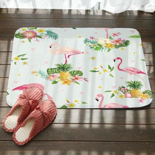 Anti-slip doormat Vacuuming kitchen bedroon bath floor mats Carpet Home Entrance Rugs kids prayer mat 40*60cm DD229