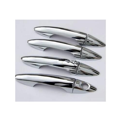 LB Chrome Door Handle Cover Trim For Hyundai Solaris Verna i25 Accent Grand Avega 2011 2012 2013 2014 2015 Car styling