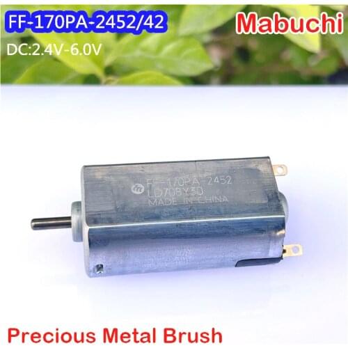 Mabuchi Mini 170 Motor DC 2.4V 3V 3.7V 5V 6V High Speed 18500RPM Precious Metal Brush DIY Toy RC Car Hobby Model Electric Shaver