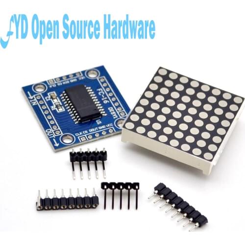 1pcs MAX7219 dot matrix module microcontroller module display module finished goods