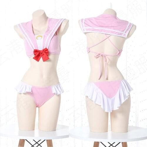 ABDL cute sexy fairy princess adult underwear set, lotus leaf lace fun sailor moon uniform suit swimsuit girl daddy love