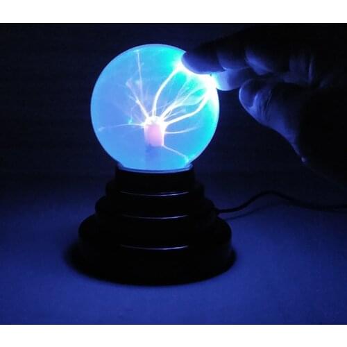 Lava Lamp Box Lightning night light Magic Plasma Ball Retro Light 3 Inch Kids Christmas Party Cristal Gift Room Decoration