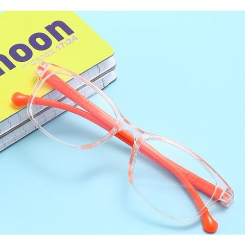 New Candy Color Children Glasses Frame Kids Cheap Anti-blue Light Eyeglasses Boys Girls Optic Cellphone Anti-blue Light Eyewear