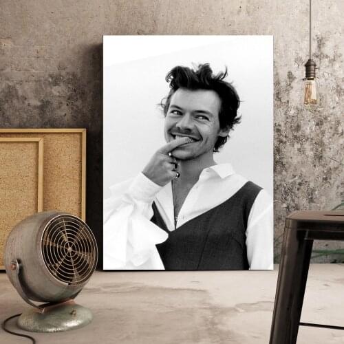 Prints Singer Actor Painting HD Pictures Harry Styles Wall Artwork Home Decoration Modular Canvas Poster Modern For Living Room